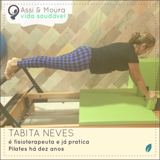 Tabita Neves pratica Pilates